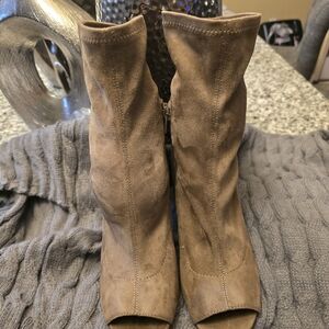Brown Suede Women's Boots